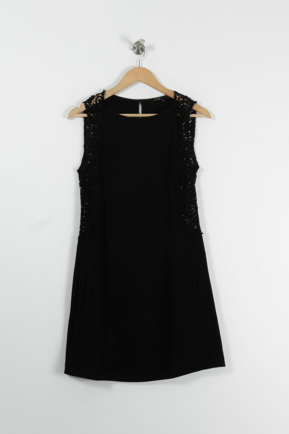 Robe Noire - Taille S/36 de la marque Maje | PARAD89612 - Vendu par Paradigme - Image 2