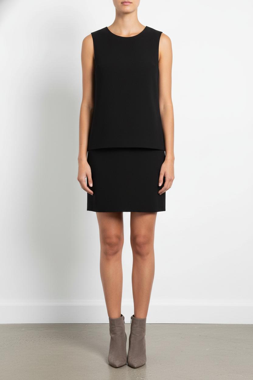 Robe Sans Manches Noire - Taille S/36 de la marque Sandro | PARAD89615 - Vendu par Paradigme - Image 1