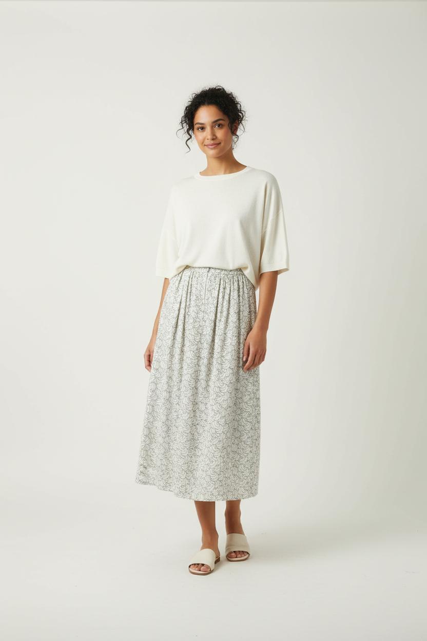 Jupe Midi Blanche - Taille S/36 de la marque Heimstone | PARAD89617 - Vendu par Paradigme - Image 1