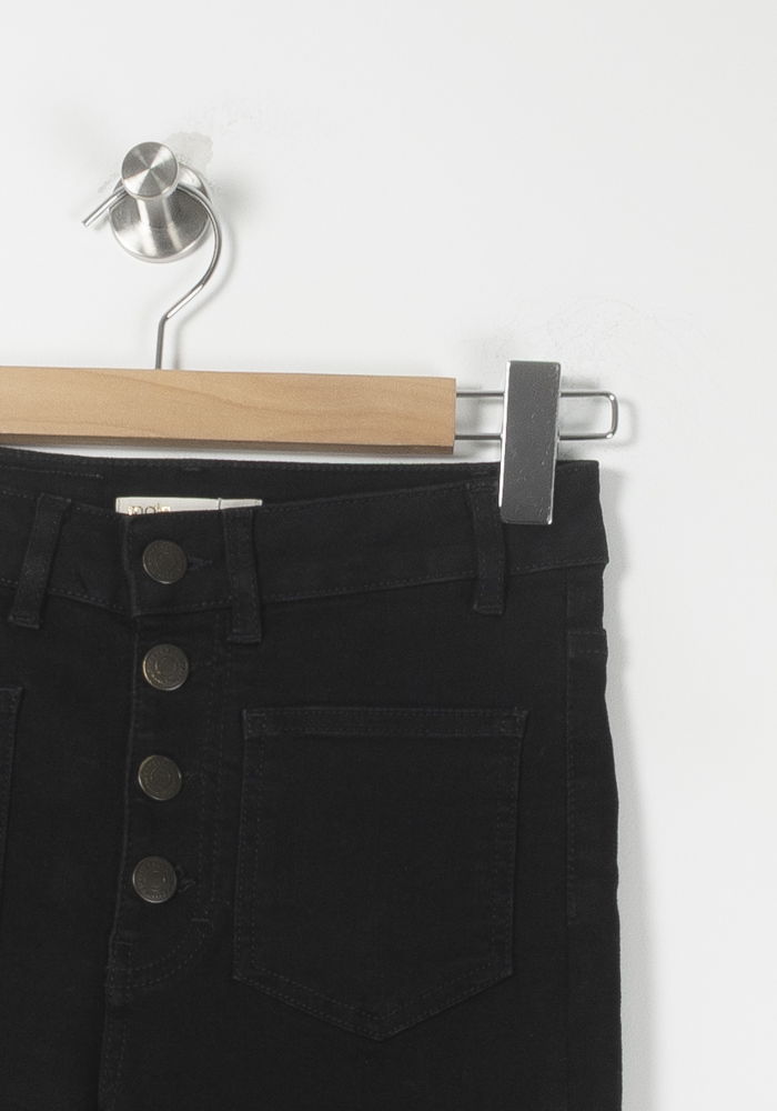 Jean Évasé Noir - Taille XS/34 de la marque Maje | PARAD89620 - Vendu par Paradigme - Image 3