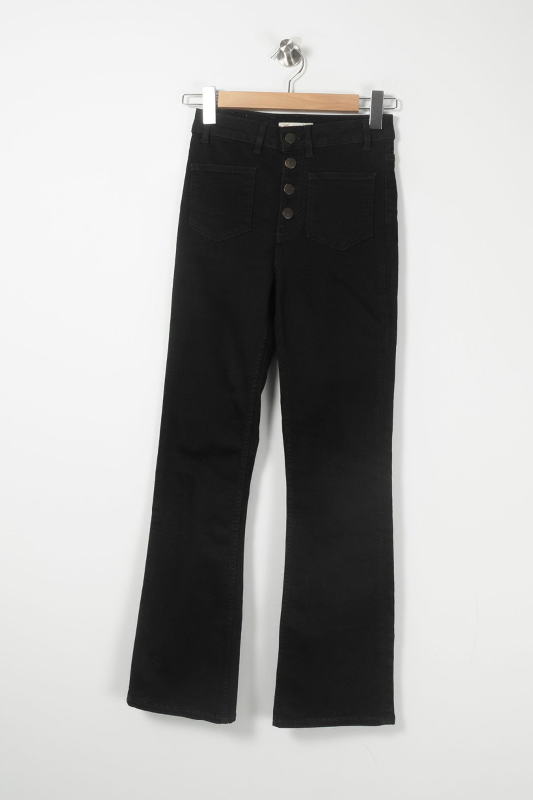 Jean Évasé Noir - Taille XS/34 de la marque Maje | PARAD89620 - Vendu par Paradigme - Image 2