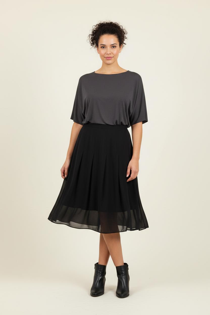 Jupe Évasée Noire - Taille XXXL/46 de la marque Weill | PARAD89635 - Vendu par Paradigme - Image 1