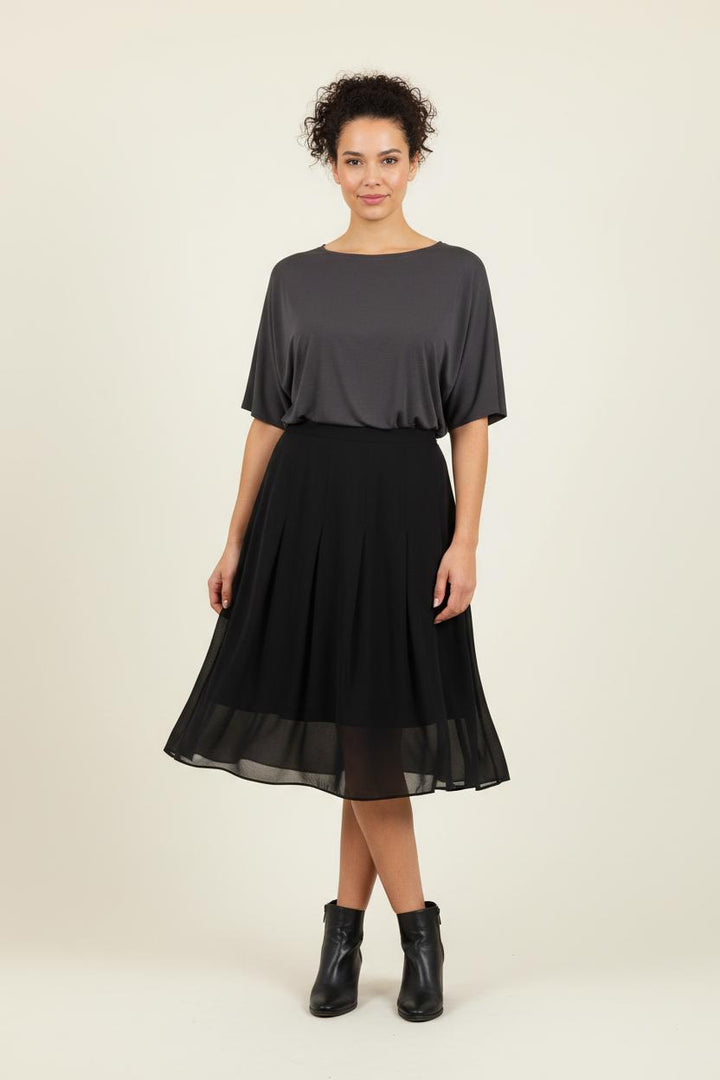 Jupe Évasée Noire - Taille XXXL/46 de la marque Weill | PARAD89635 - Vendu par Paradigme - Image 1