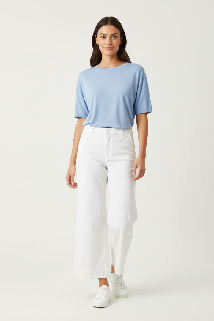 Pantalon Large Blanc - Taille S/36 de la marque La Fée Maraboutée | PARAD89646 - Vendu par Paradigme - Image 1