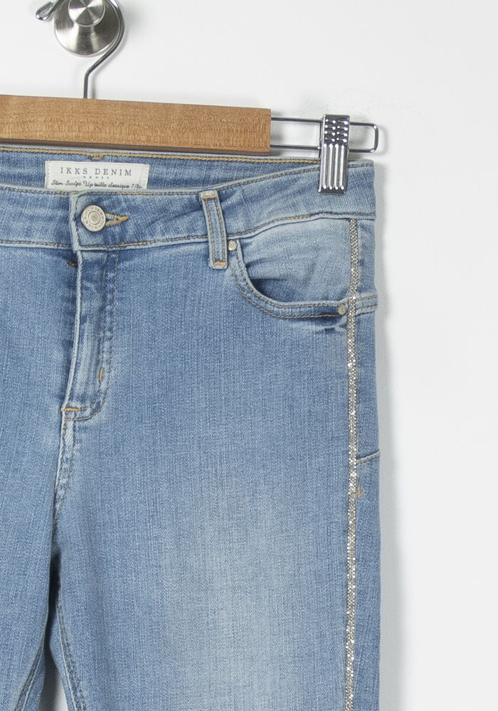 Jean Skinny Bleu - Taille M/38 de la marque IKKS | PARAD89658 - Vendu par Paradigme - Image 3