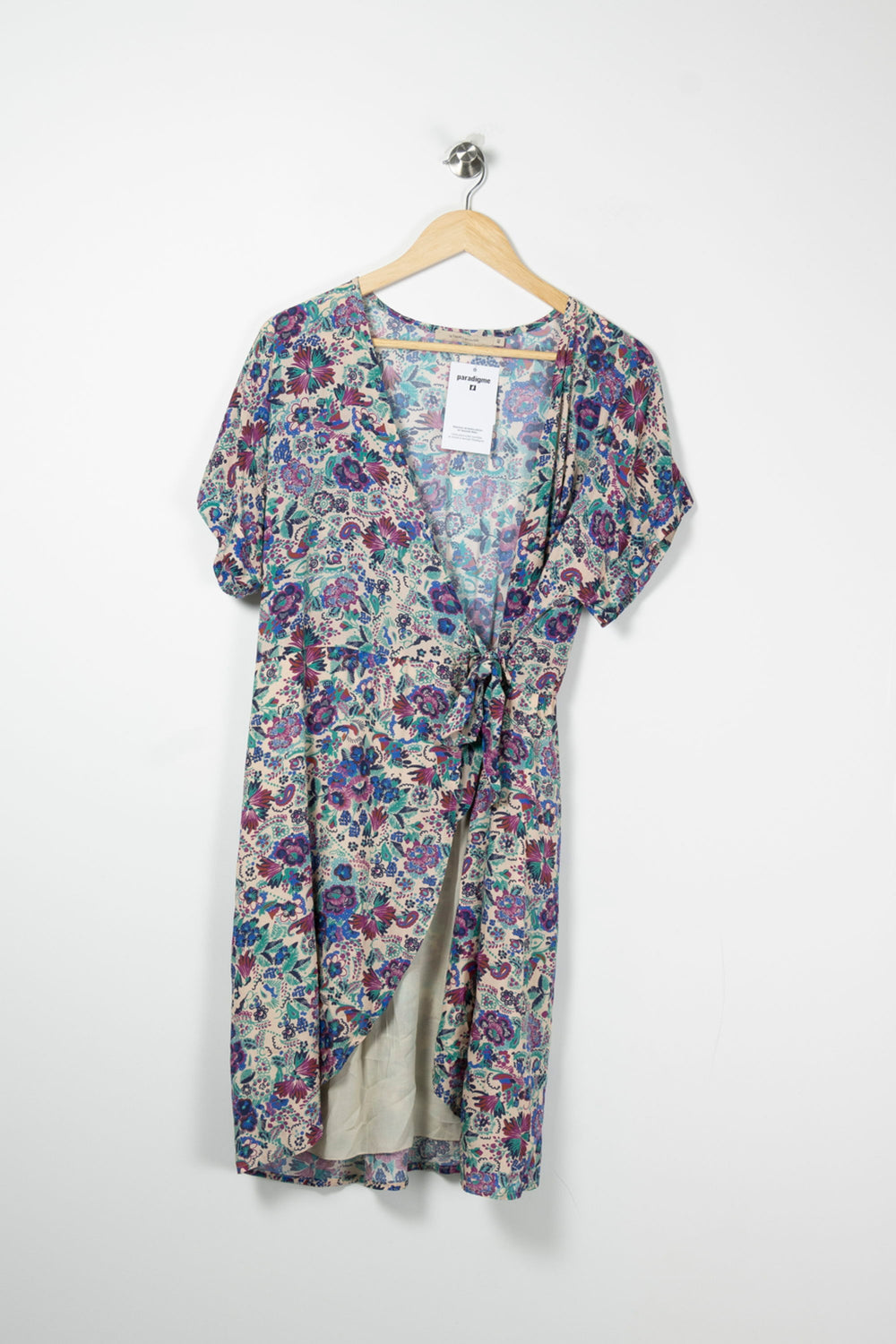 Robe Portefeuille Multicolore - Taille L/40 de la marque La Fée Maraboutée | PARAD89661 - Vendu par Paradigme - Image 2