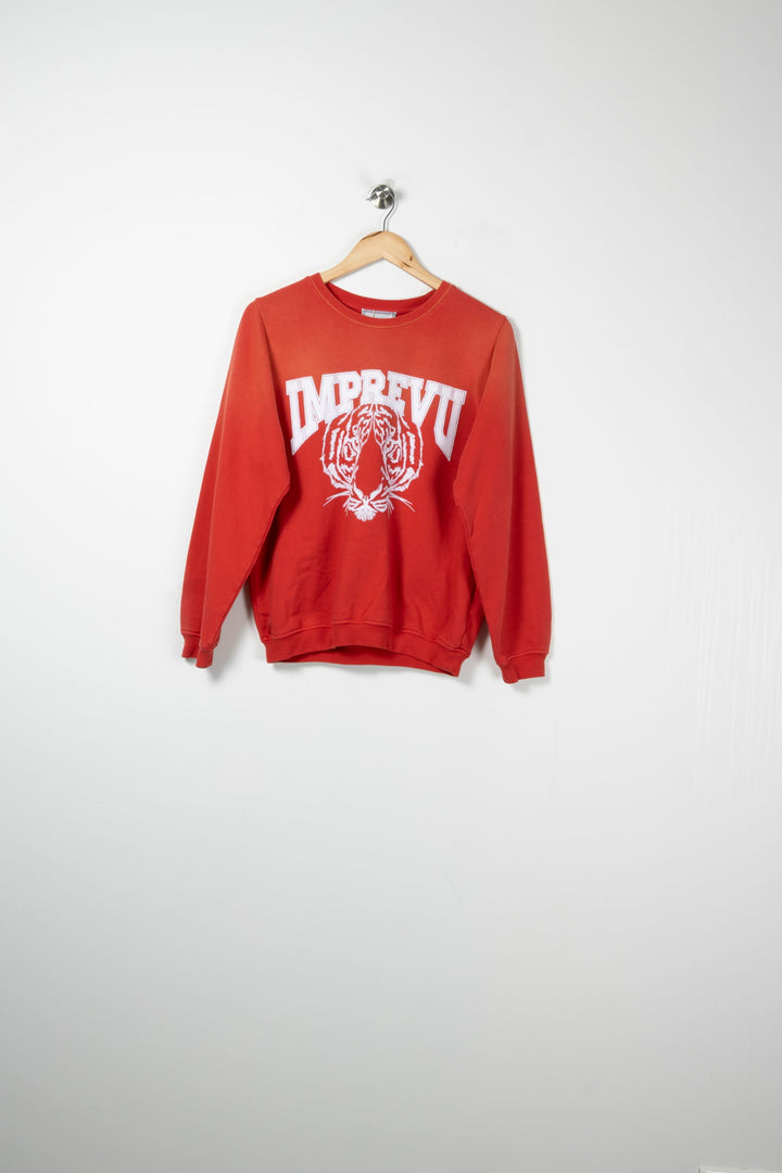 Sweat-shirt Rouge et Blanc - Taille XS/34 de la marque Imprevu | PARAD89664 - Vendu par Paradigme - Image 2