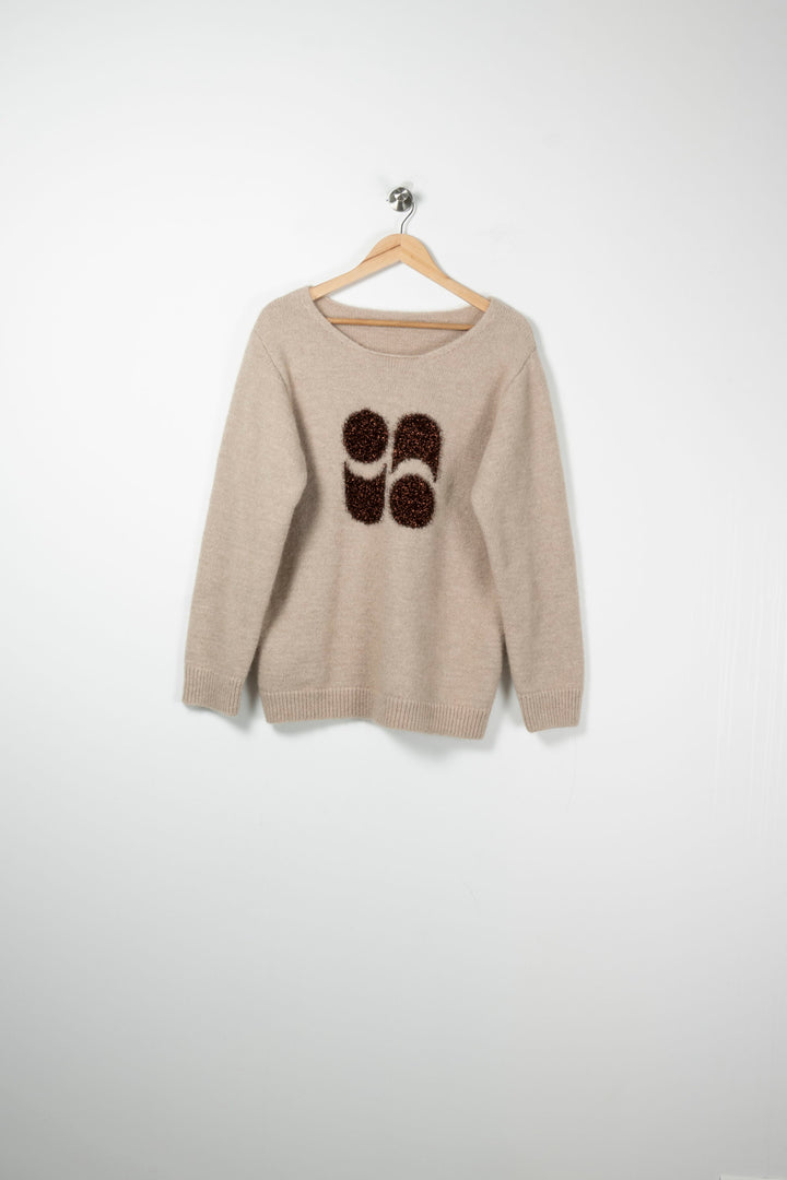 Pull Beige - Taille T.U. de la marque Imprevu | PARAD89667 - Vendu par Paradigme - Image 2