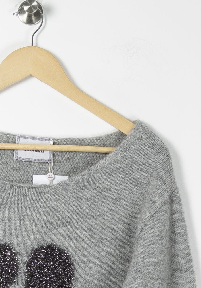 Pull Gris - Taille M/38 de la marque Imprevu | PARAD89668 - Vendu par Paradigme - Image 3