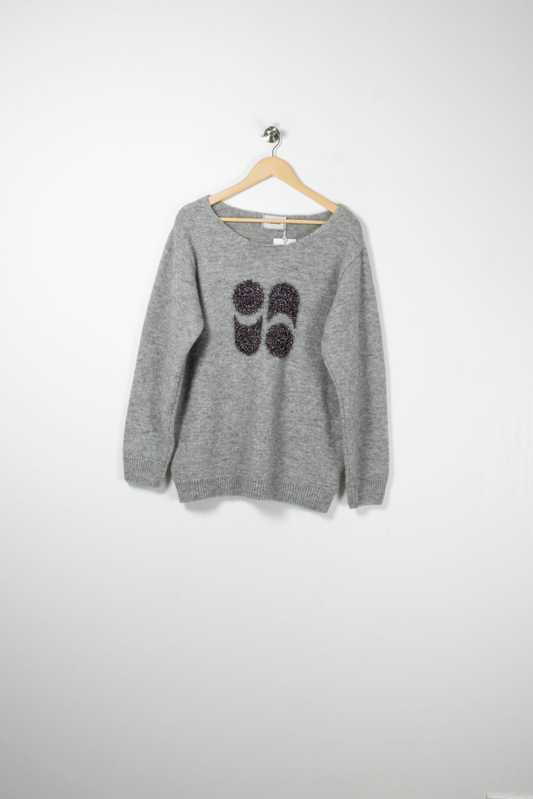 Pull Gris - Taille M/38 de la marque Imprevu | PARAD89668 - Vendu par Paradigme - Image 2
