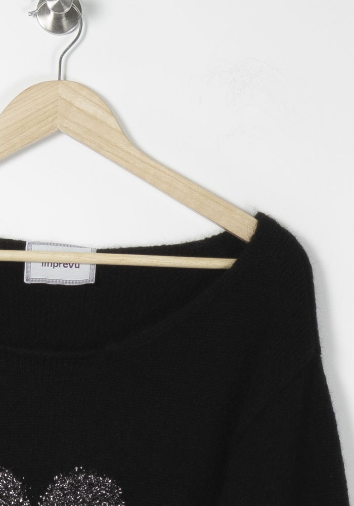 Pull Noir - Taille M/38 de la marque Imprevu | PARAD89669 - Vendu par Paradigme - Image 3
