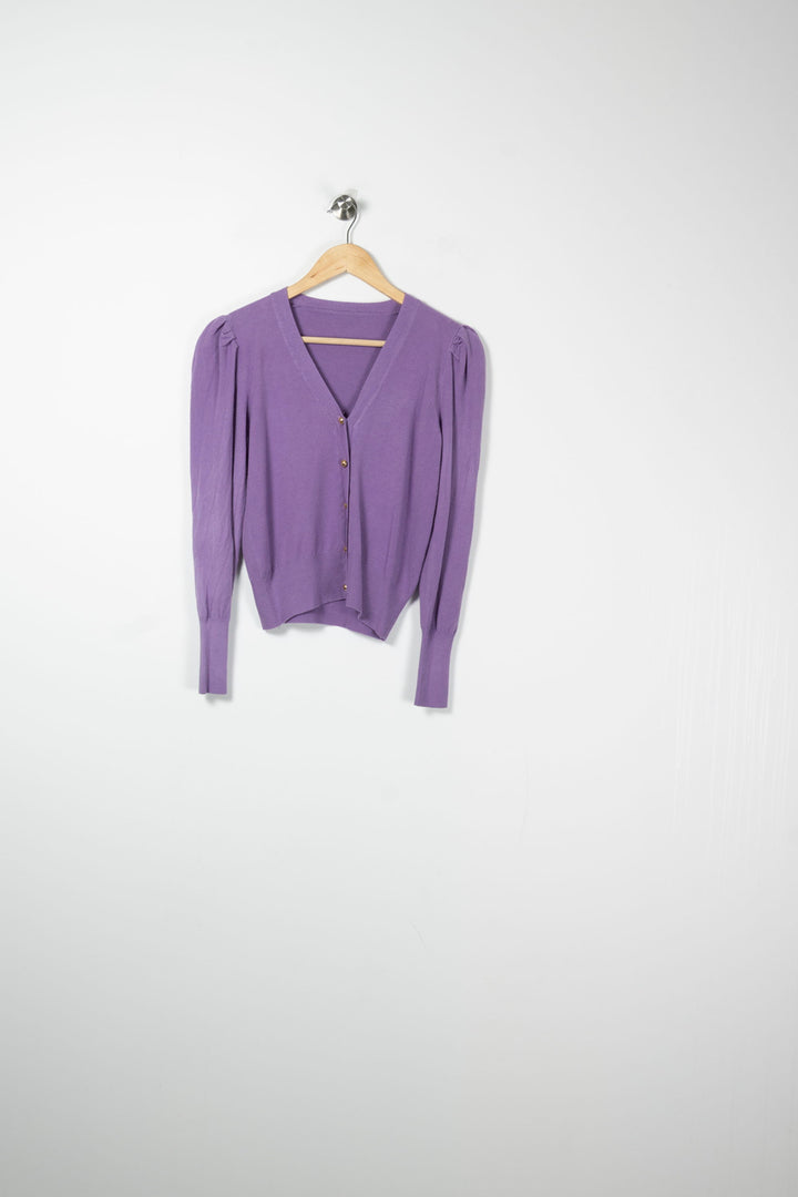 Cardigan Violet - Taille T.U. de la marque Imprevu | PARAD89673 - Vendu par Paradigme - Image 2