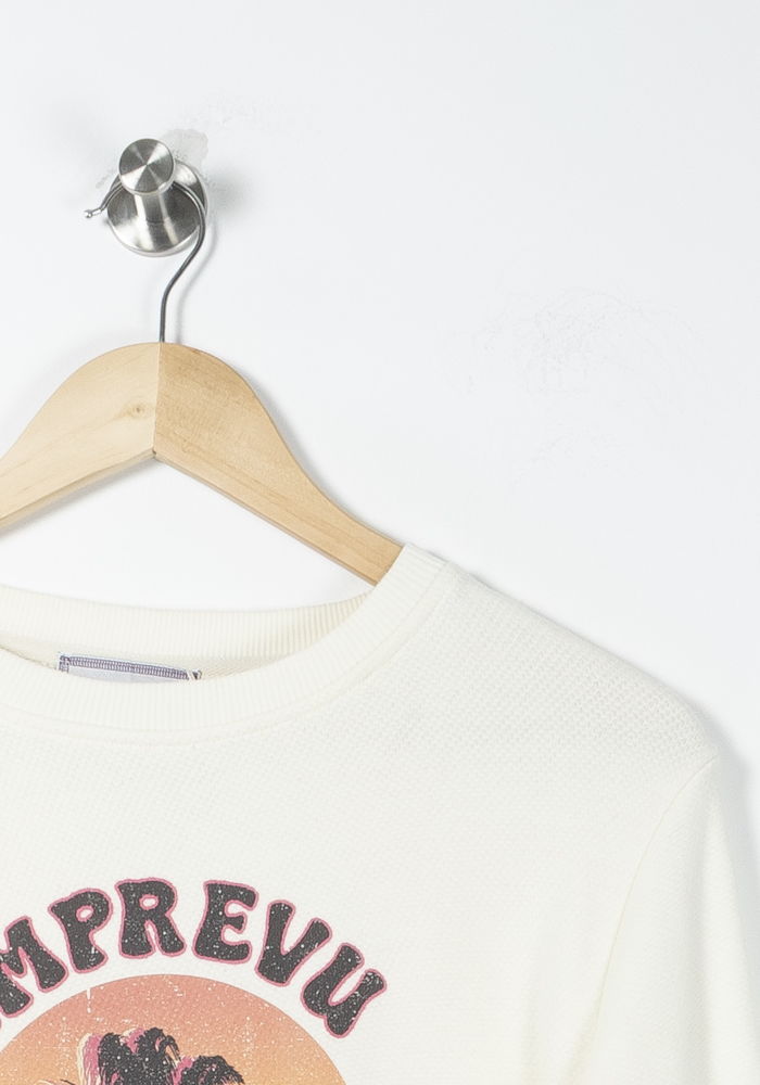Sweat-shirt Beige - Taille XS/34 de la marque Imprevu | PARAD89679 - Vendu par Paradigme - Image 3