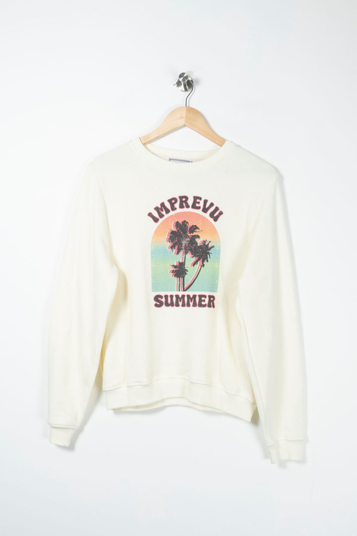 Sweat-shirt Beige - Taille XS/34 de la marque Imprevu | PARAD89679 - Vendu par Paradigme - Image 2
