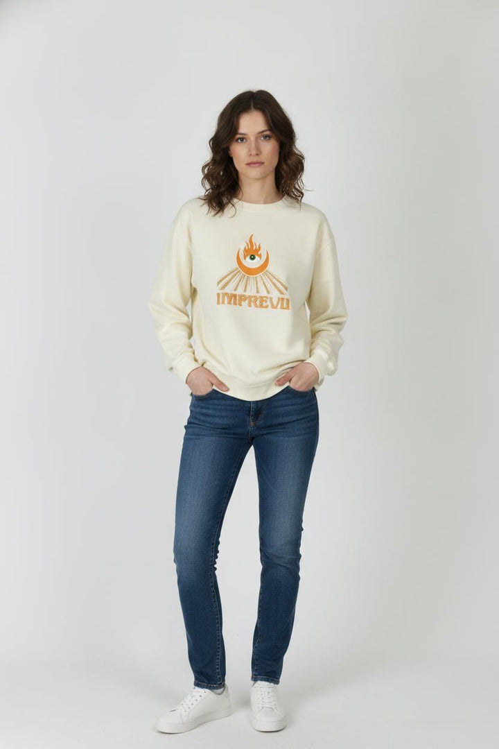 Sweatshirt Jaune - Taille XS/34 de la marque Imprevu | PARAD89681 - Vendu par Paradigme - Image 1