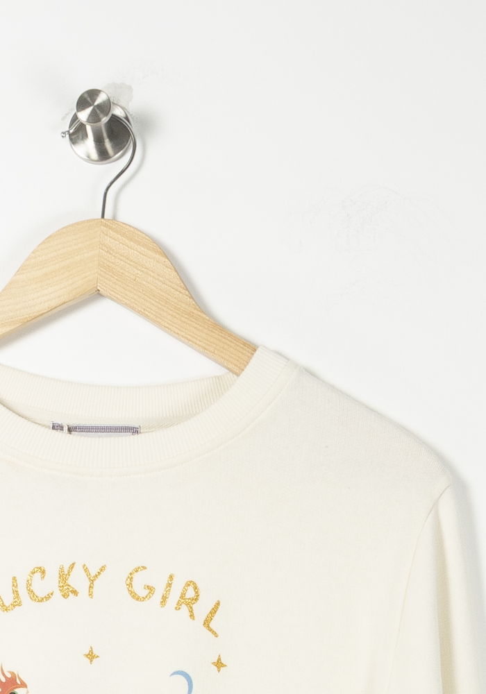 Sweatshirt Beige - Taille XS/34 de la marque Imprevu | PARAD89682 - Vendu par Paradigme - Image 3