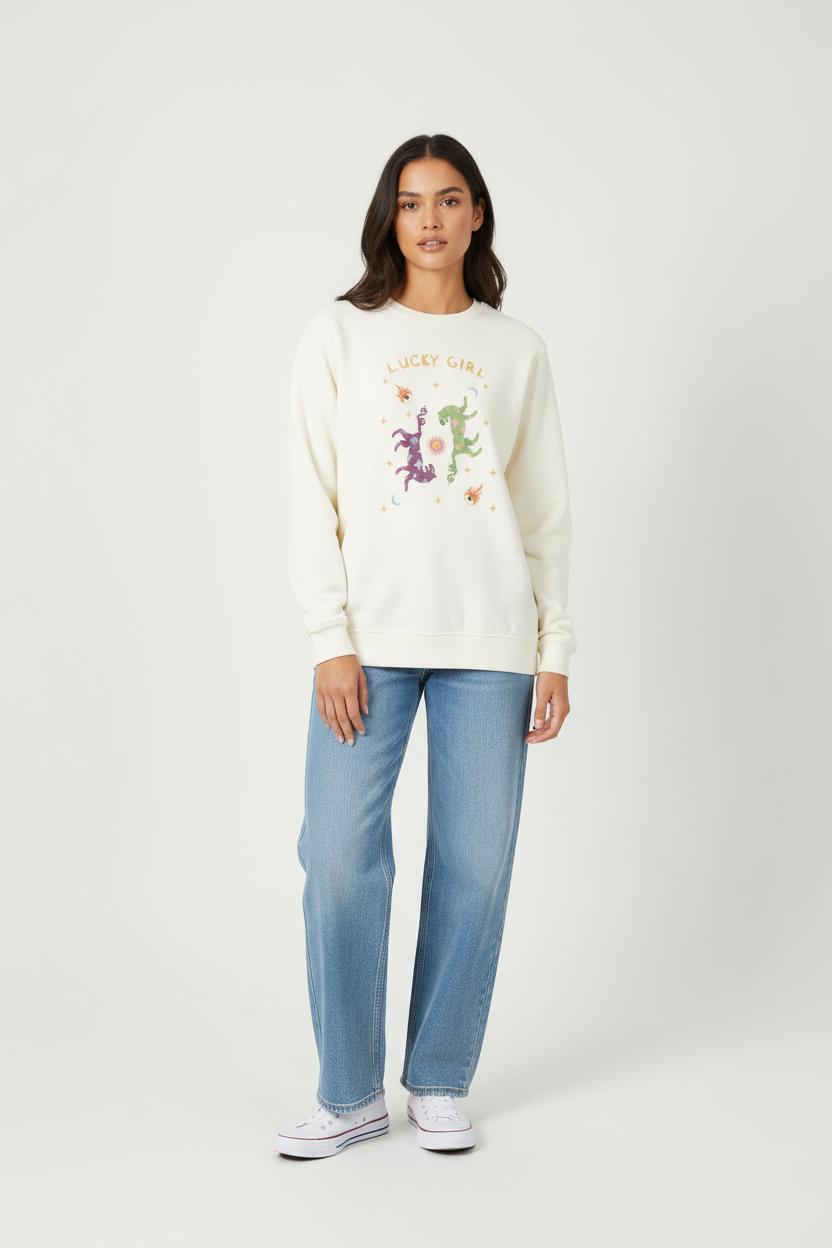 Sweatshirt Beige - Taille XS/34 de la marque Imprevu | PARAD89682 - Vendu par Paradigme - Image 1