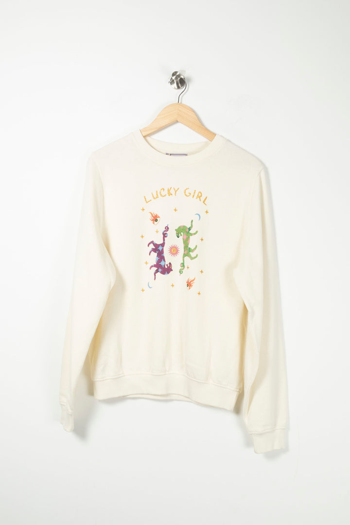 Sweatshirt Beige - Taille XS/34 de la marque Imprevu | PARAD89682 - Vendu par Paradigme - Image 2