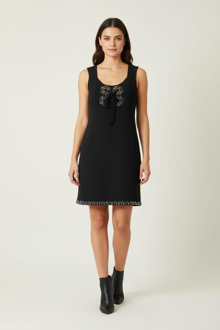 Robe Courte Noire - Taille L/40 de la marque Manoush | PARAD89691 - Vendu par Paradigme - Image 1