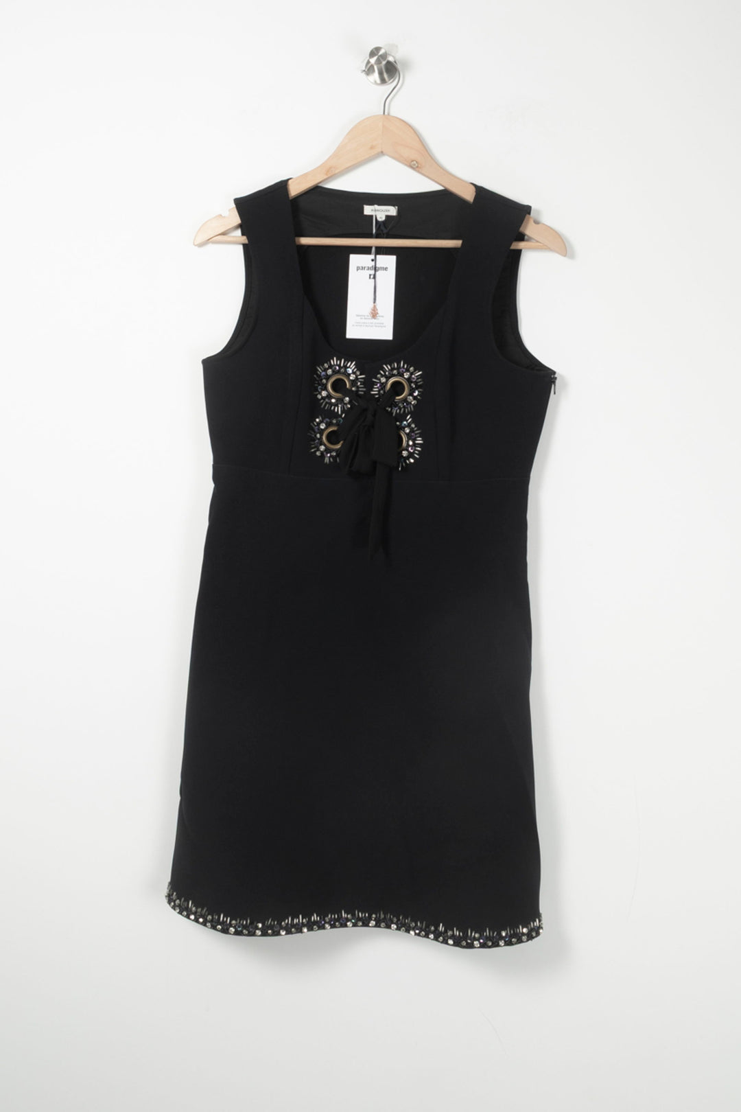 Robe Courte Noire - Taille L/40 de la marque Manoush | PARAD89691 - Vendu par Paradigme - Image 2