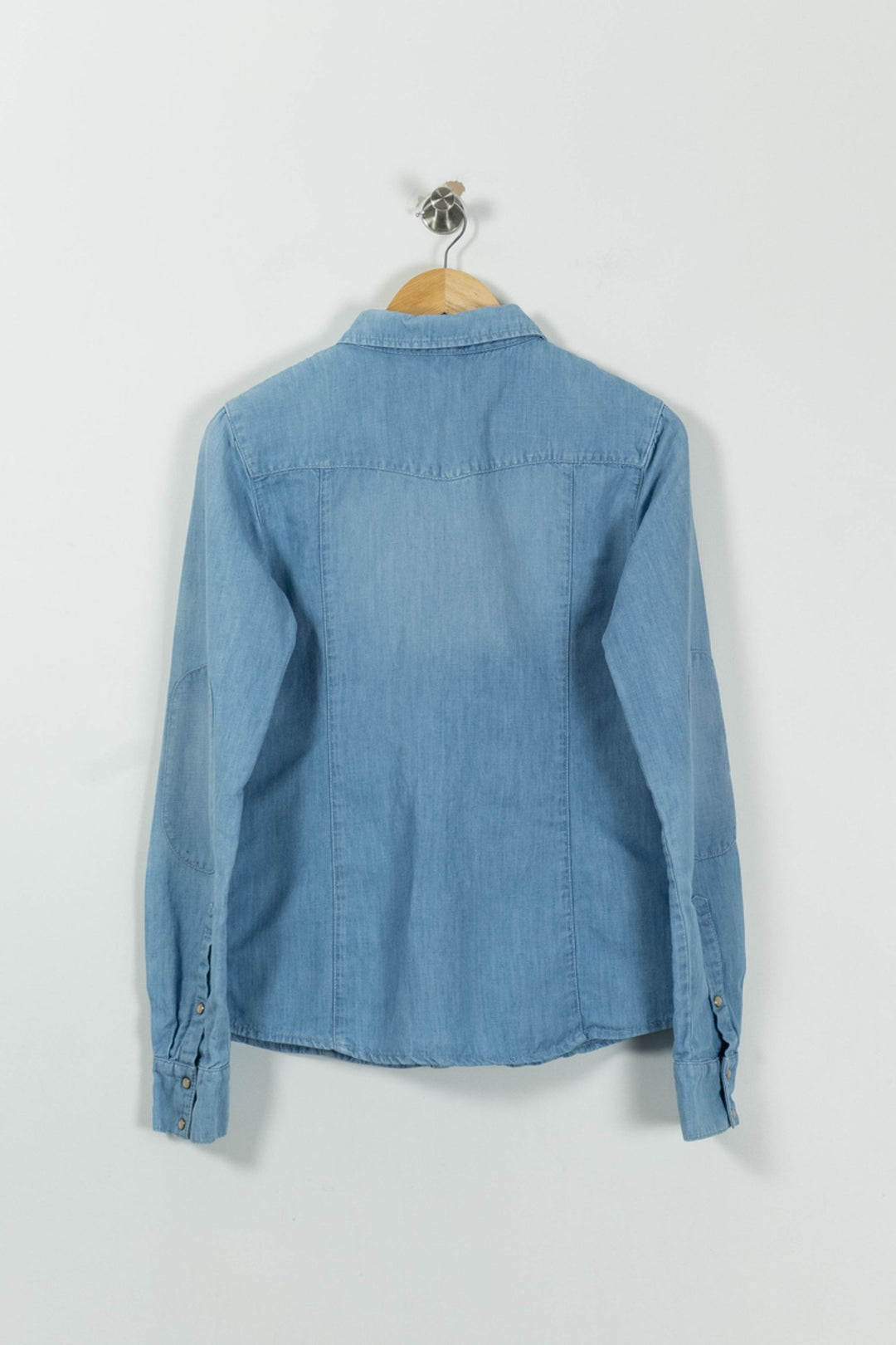Chemise En Jean Bleue - Taille S/36 de la marque IKKS | PARAD89693 - Vendu par Paradigme - Image 4
