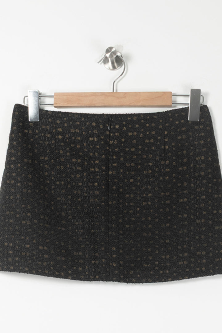 Jupe Droite Noire et Beige - Taille S/36 de la marque Sézane | PARAD89696 - Vendu par Paradigme - Image 4