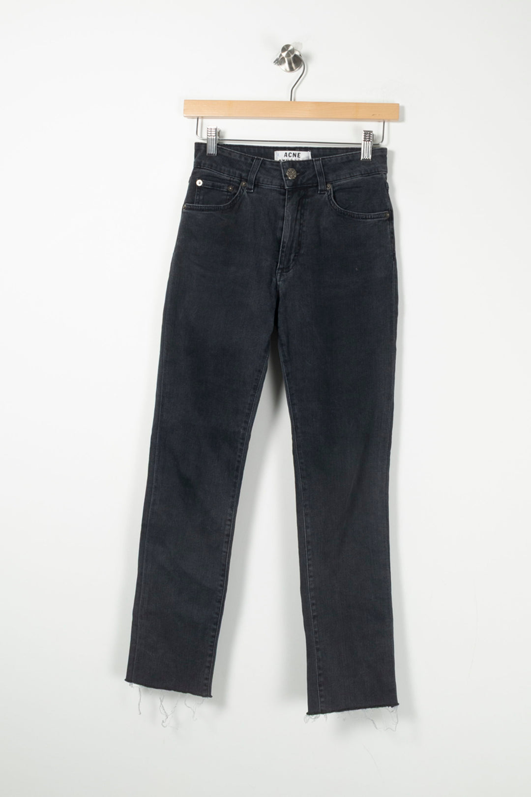 Jean Slim Noir - Taille XS/34 de la marque Acne Studios | PARAD89697 - Vendu par Paradigme - Image 2