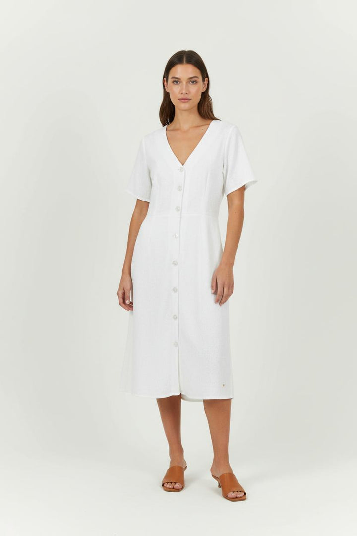 Robe Midi Blanche - Taille M/38 de la marque Karl Marc John | PARAD89702 - Vendu par Paradigme - Image 1