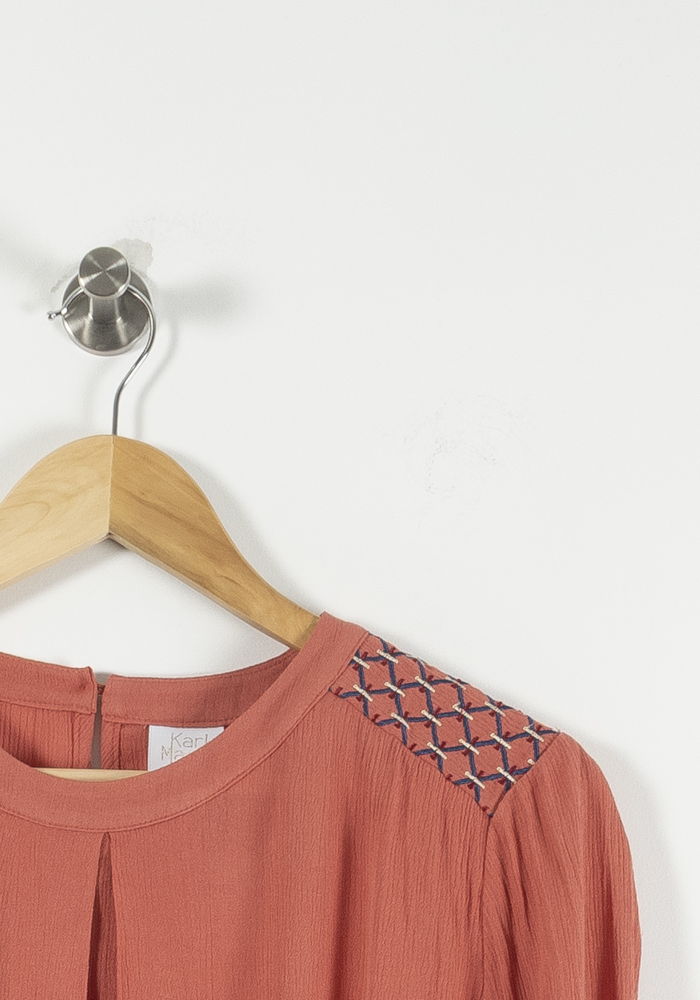 Blouse Orange - Taille S/36 de la marque Karl Marc John | PARAD89704 - Vendu par Paradigme - Image 3