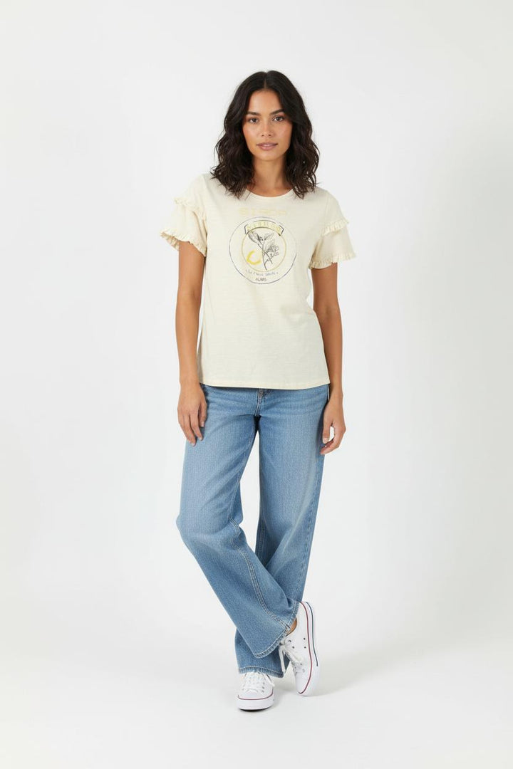 T-shirt Beige - Taille S/36 de la marque Karl Marc John | PARAD89705 - Vendu par Paradigme - Image 1