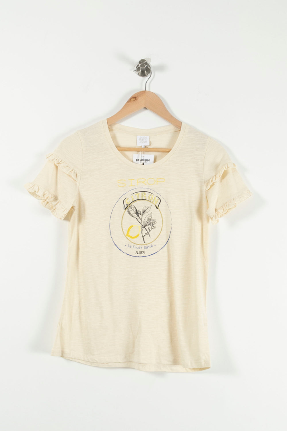 T-shirt Beige - Taille S/36 de la marque Karl Marc John | PARAD89705 - Vendu par Paradigme - Image 2