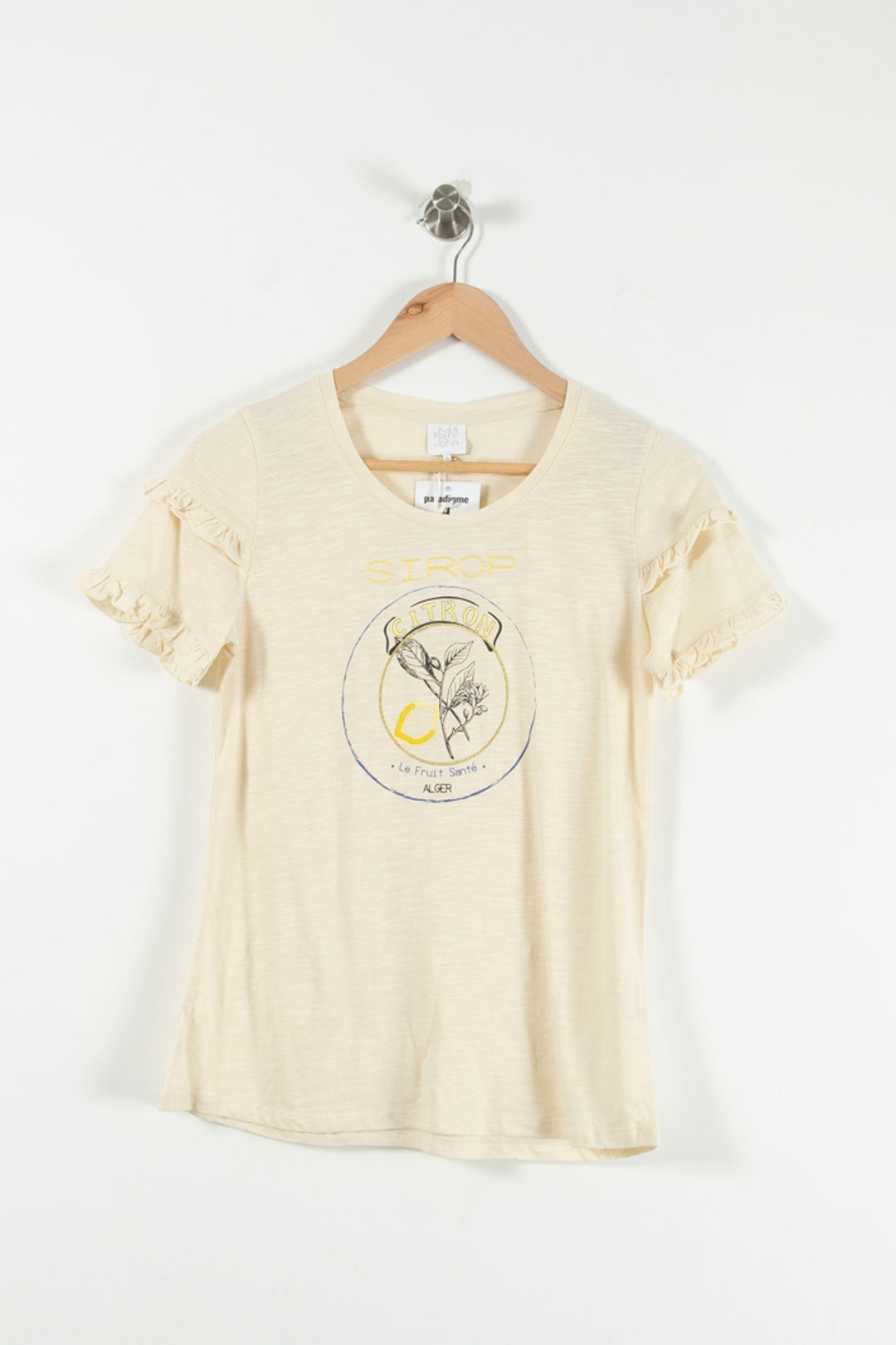 T-shirt Beige - Taille S/36 de la marque Karl Marc John | PARAD89705 - Vendu par Paradigme - Image 2