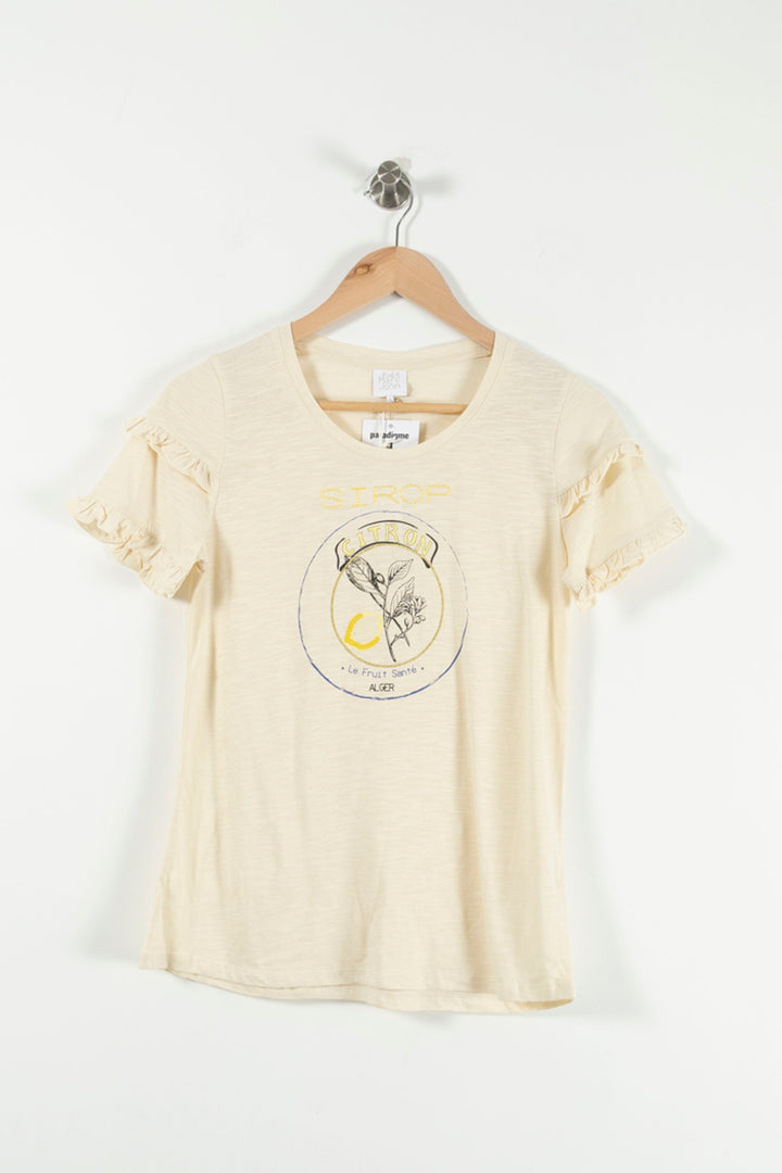 T-shirt Beige - Taille S/36 de la marque Karl Marc John | PARAD89705 - Vendu par Paradigme - Image 2