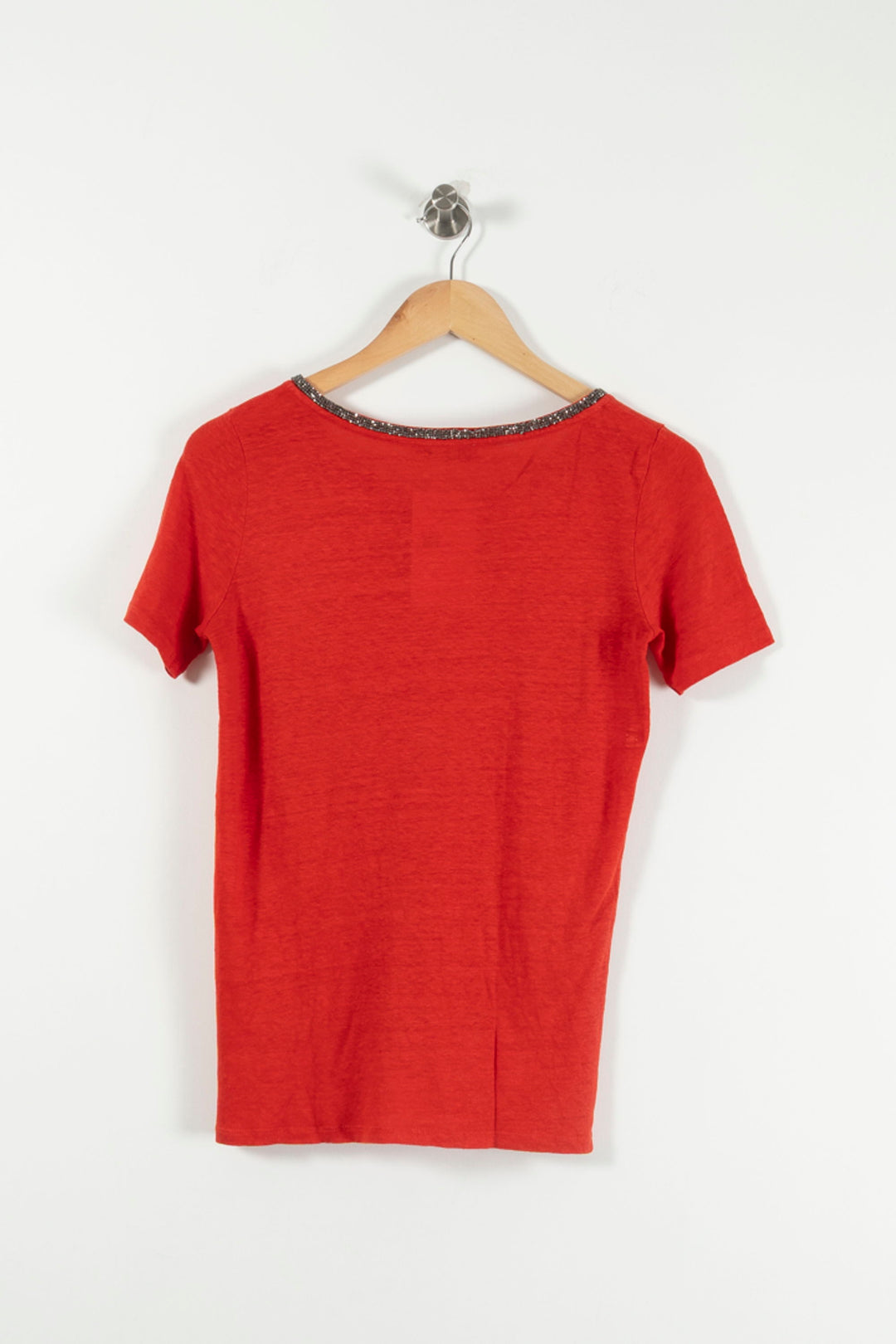 Tee-shirt Rouge - Taille XS/34 de la marque ZAPA | PARAD89711 - Vendu par Paradigme - Image 4