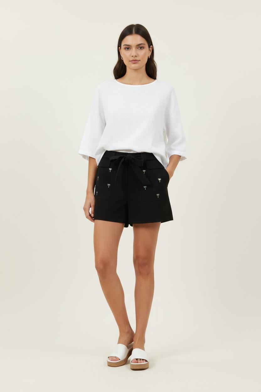 Short Noir - Taille L/40 de la marque Maje | PARAD89716 - Vendu par Paradigme - Image 1