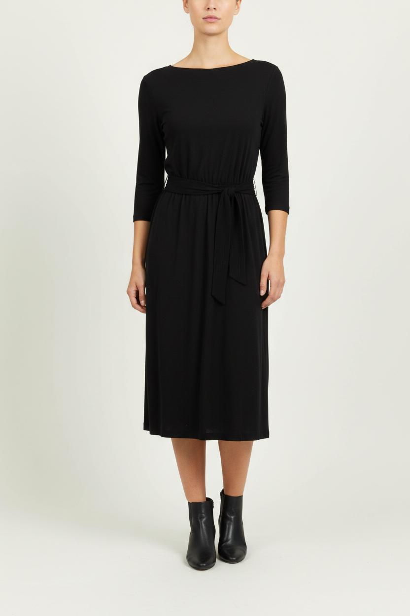 Robe Ceinturée Noire - Taille S/36 de la marque Filippa K | PARAD89723 - Vendu par Paradigme - Image 1