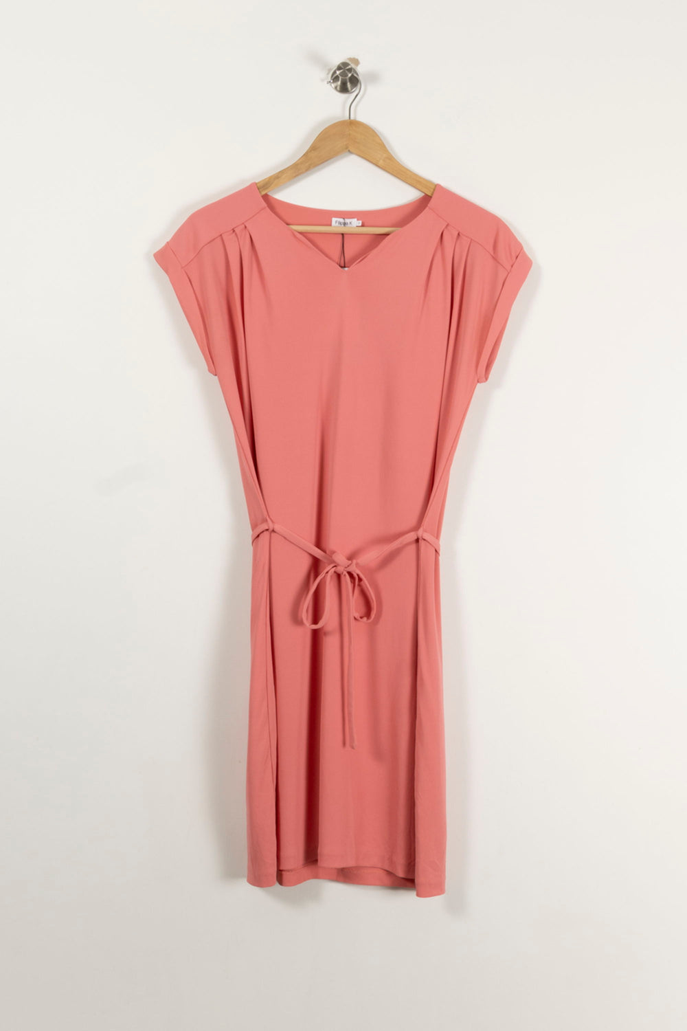 Robe Ceinturée Rose - Taille S/36 de la marque Filippa K | PARAD89724 - Vendu par Paradigme - Image 2