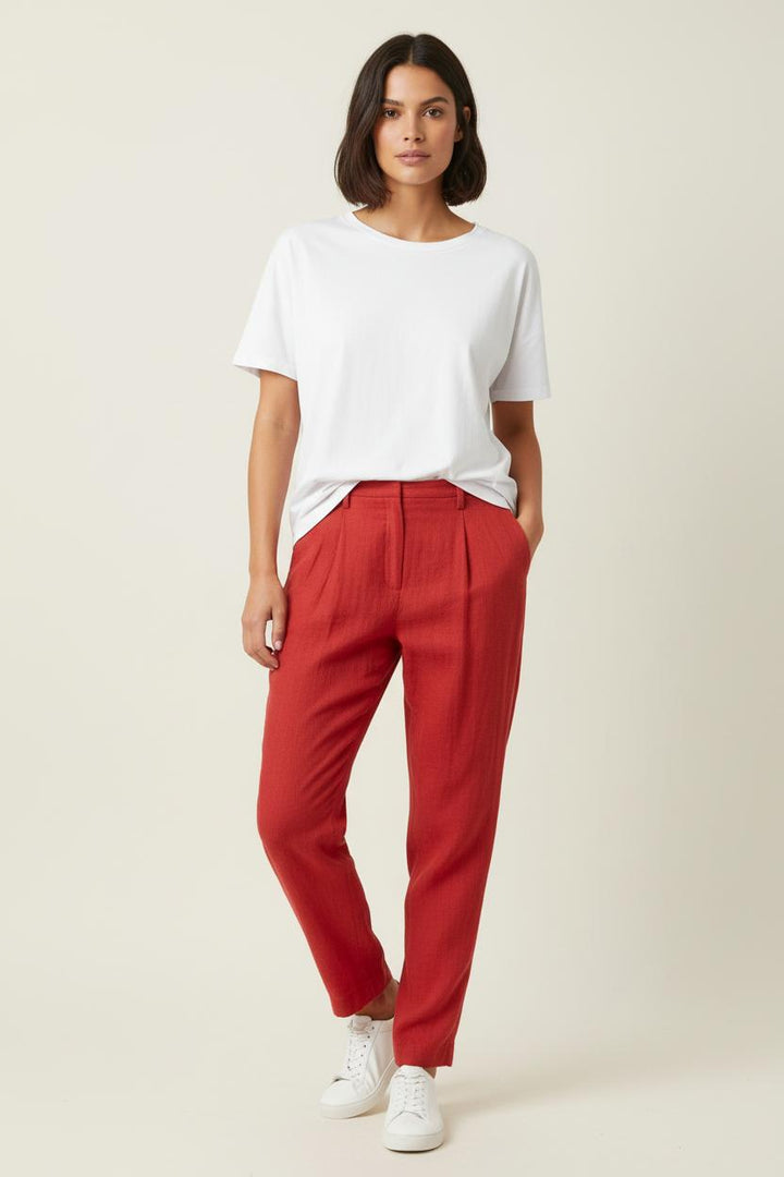 Pantalon Rouge - Taille XS/34 de la marque Acne Studios | PARAD89726 - Vendu par Paradigme - Image 1