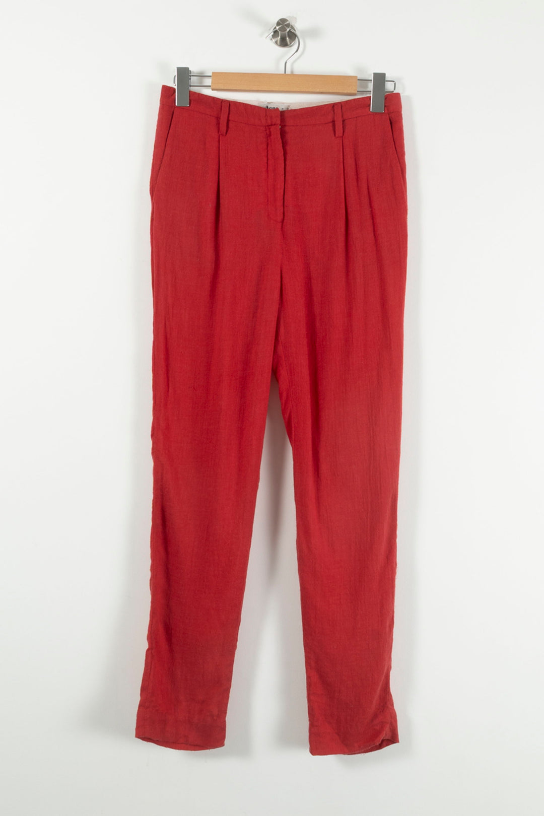 Pantalon Rouge - Taille XS/34 de la marque Acne Studios | PARAD89726 - Vendu par Paradigme - Image 2