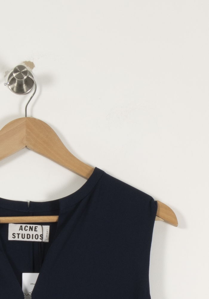 Robe Sans Manches Bleue - Taille S/36 de la marque Acne Studios | PARAD89727 - Vendu par Paradigme - Image 3