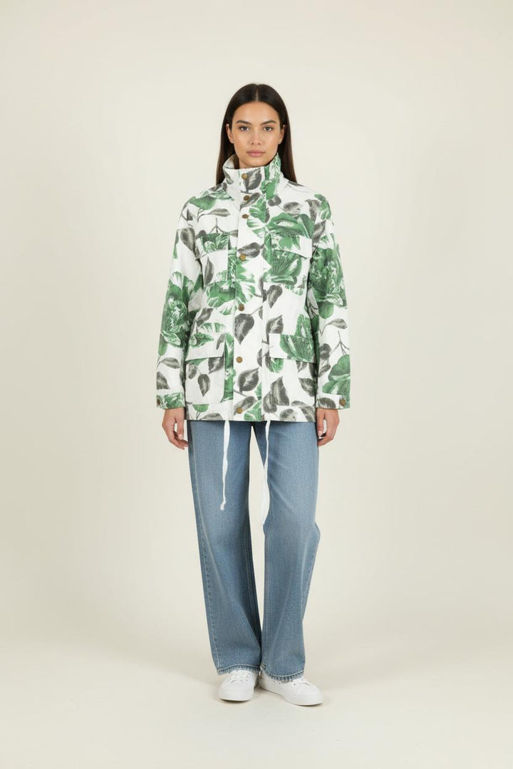 Veste Blanche et Verte - Taille S/36 de la marque Ganni | PARAD89733 - Vendu par Paradigme - Image 1