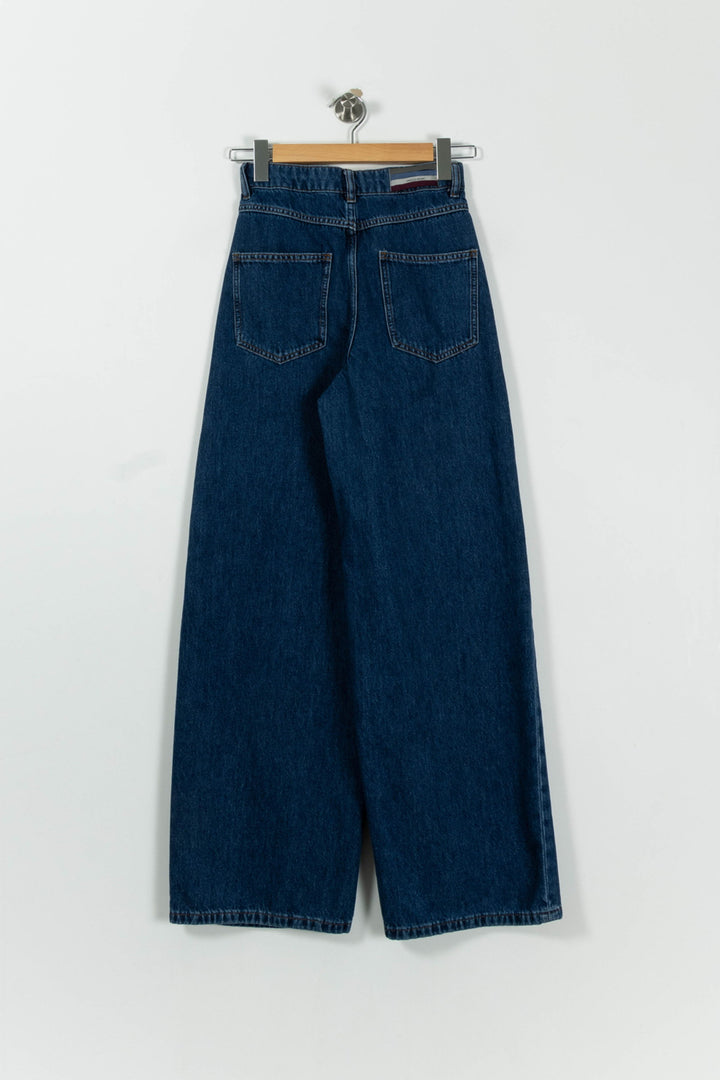 Jean Large Bleu - Taille XS/34 de la marque Vanessa Bruno | PARAD89734 - Vendu par Paradigme - Image 4