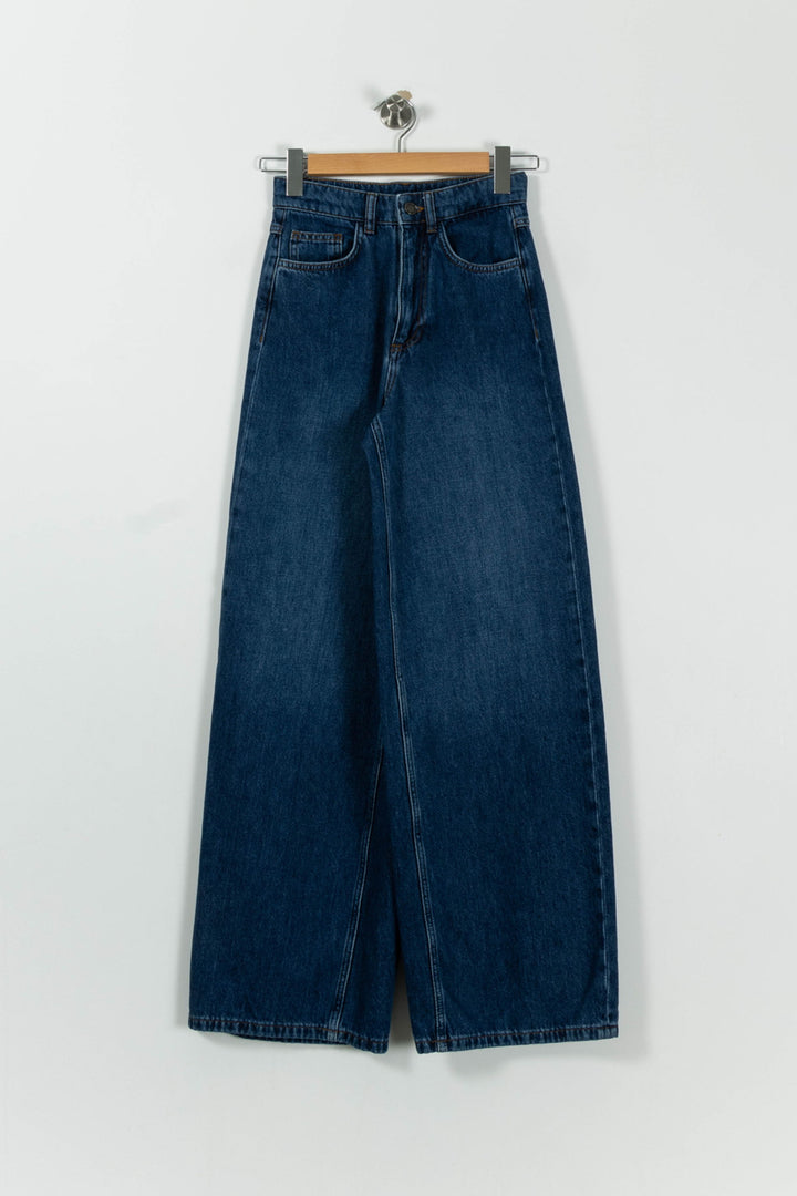 Jean Large Bleu - Taille XS/34 de la marque Vanessa Bruno | PARAD89734 - Vendu par Paradigme - Image 2