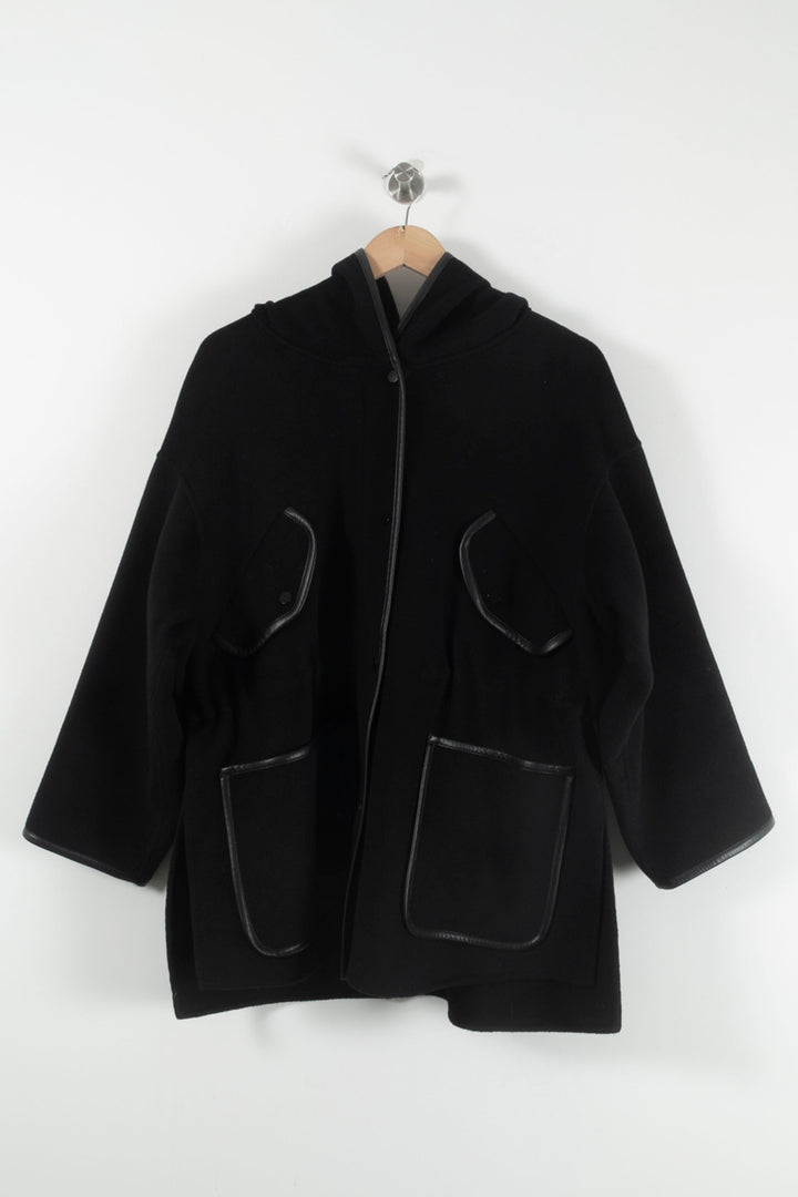 Duffle-coat Noir - Taille XS/34 de la marque Maje | PARAD89737 - Vendu par Paradigme - Image 2