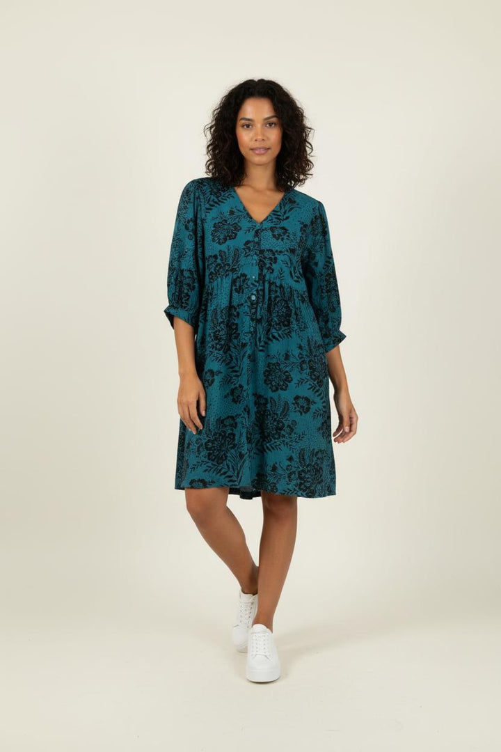 Robe Courte Verte et Noire - Taille S/36 de la marque Grace & Mila | PARAD89739 - Vendu par Paradigme - Image 1