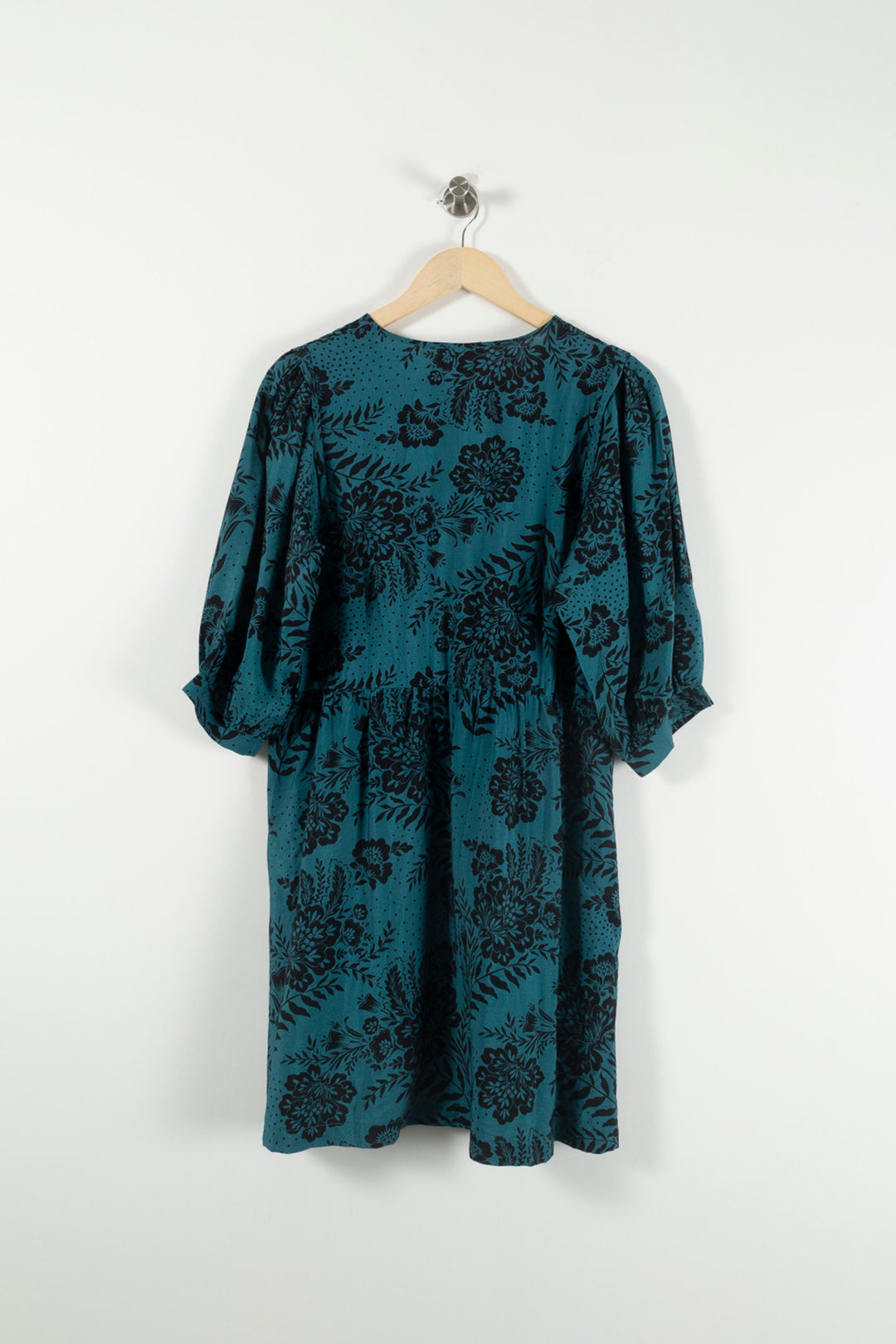 Robe Courte Verte et Noire - Taille S/36 de la marque Grace & Mila | PARAD89743 - Vendu par Paradigme - Image 4