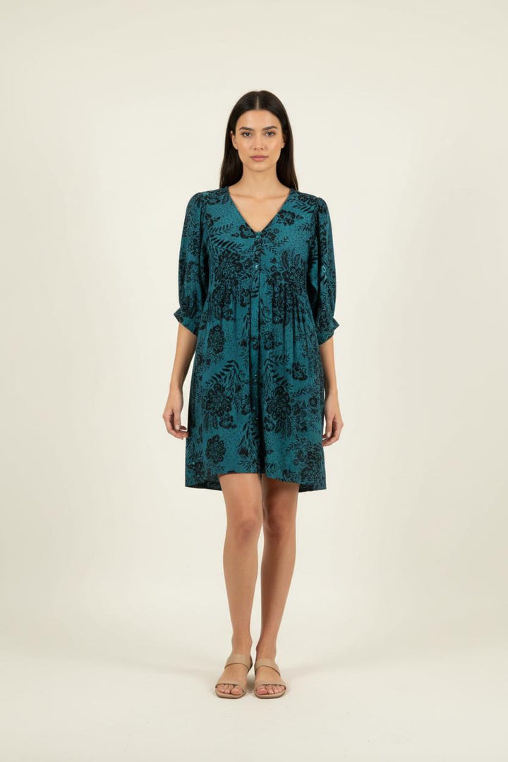 Robe Courte Verte et Noire - Taille S/36 de la marque Grace & Mila | PARAD89743 - Vendu par Paradigme - Image 1