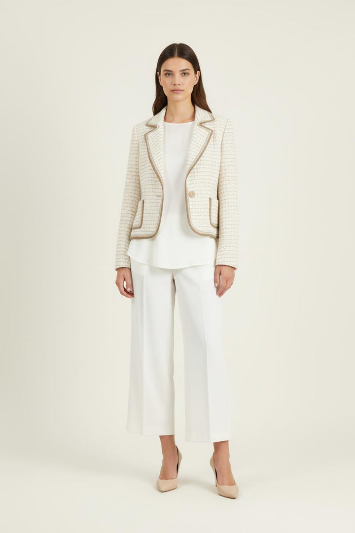 Veste Courte Beige - Taille XL/42 de la marque Caroll | PARAD89747 - Vendu par Paradigme - Image 1