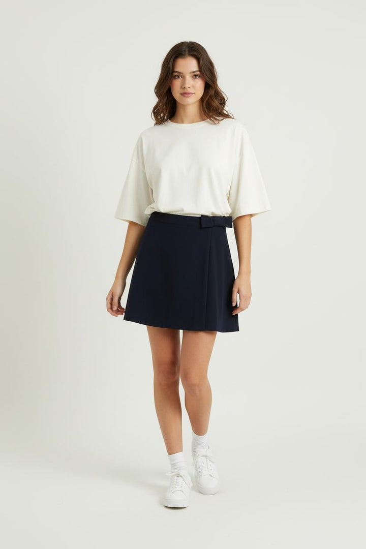 Jupe Courte Bleue - Taille XS/34 de la marque Claudie Pierlot | PARAD89756 - Vendu par Paradigme - Image 1