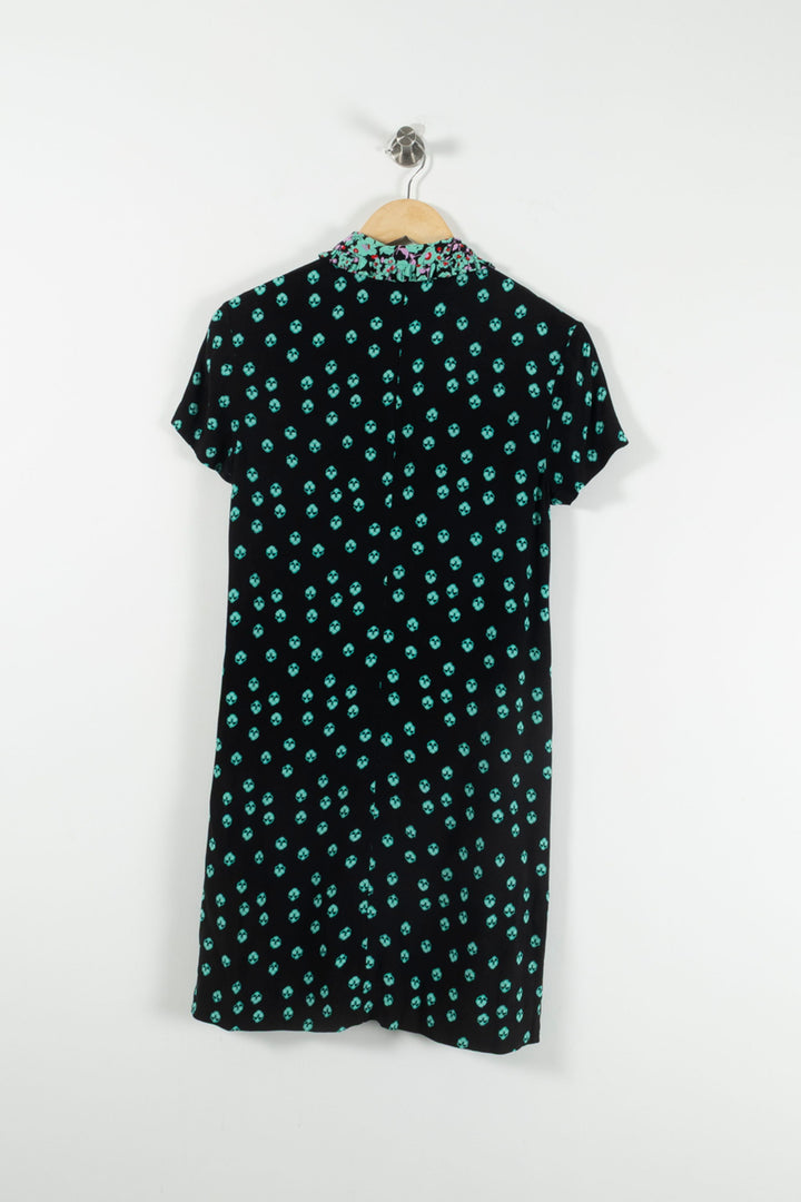 Robe Courte Noire et Verte - Taille S/36 de la marque Maje | PARAD89757 - Vendu par Paradigme - Image 4